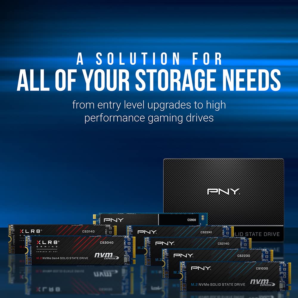 PNY CS2241 500GB M.2 NVMe Gen4 x4 Internal Solid State Drive (SSD) - M280CS2241-500-RB - Image 4