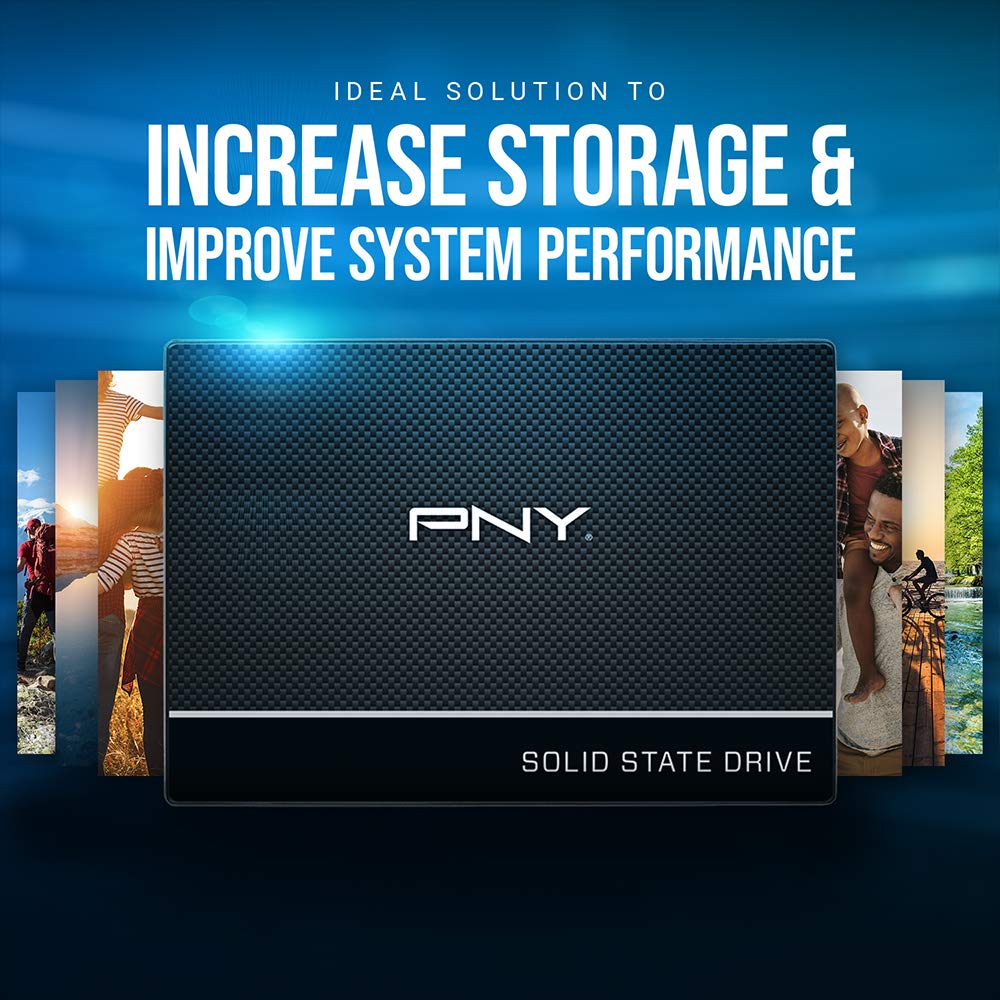 PNY CS900 500GB 3D NAND 2.5" SATA III Internal Solid State Drive (SSD) - (SSD7CS900-500-RB) - Image 7