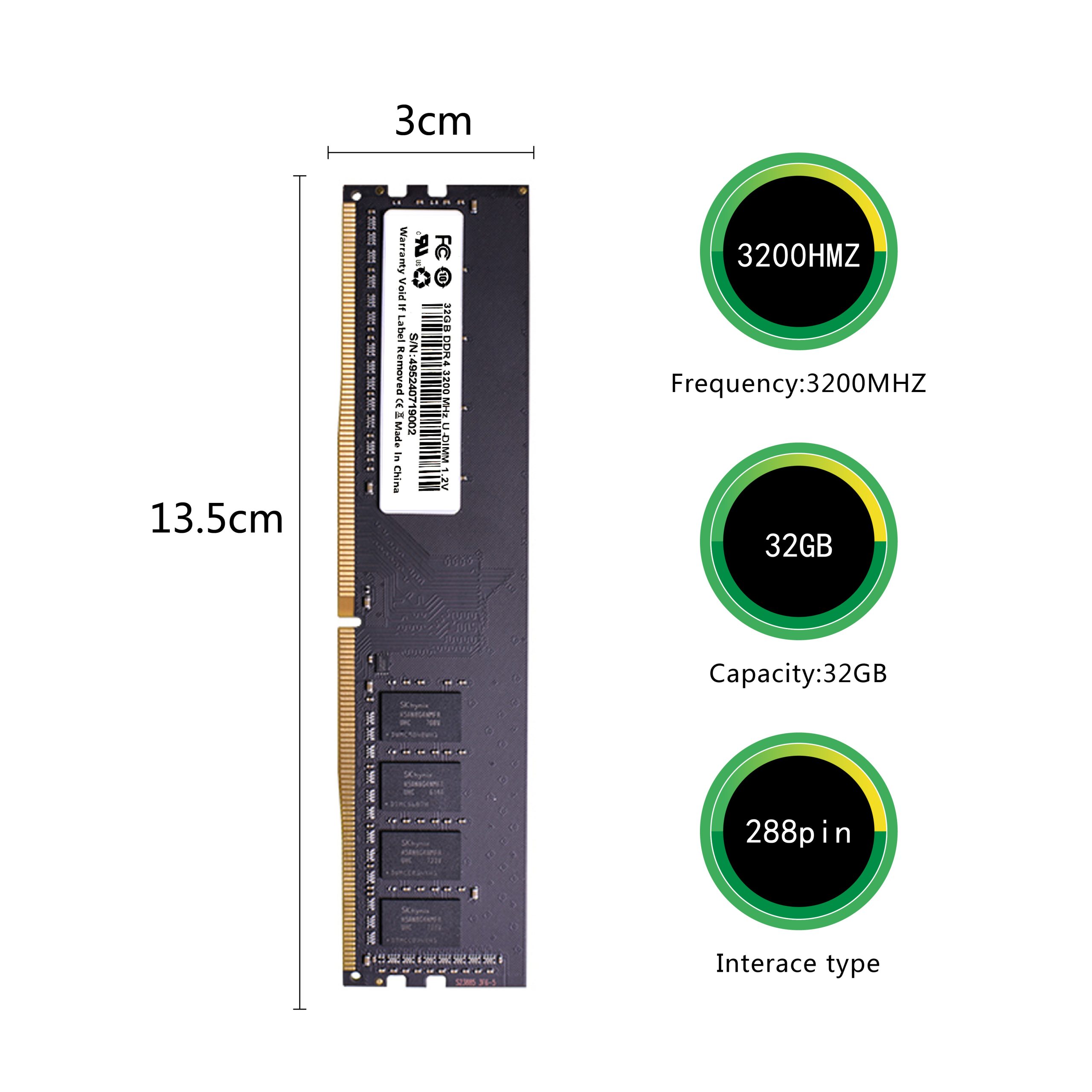 DDR3 / DDR4 / DDR5 16GB / 32GB 4800MHz / 5200MHz / 5600MHz Desktop PC RAM | In Stock | Server-Grade Applications - Image 8